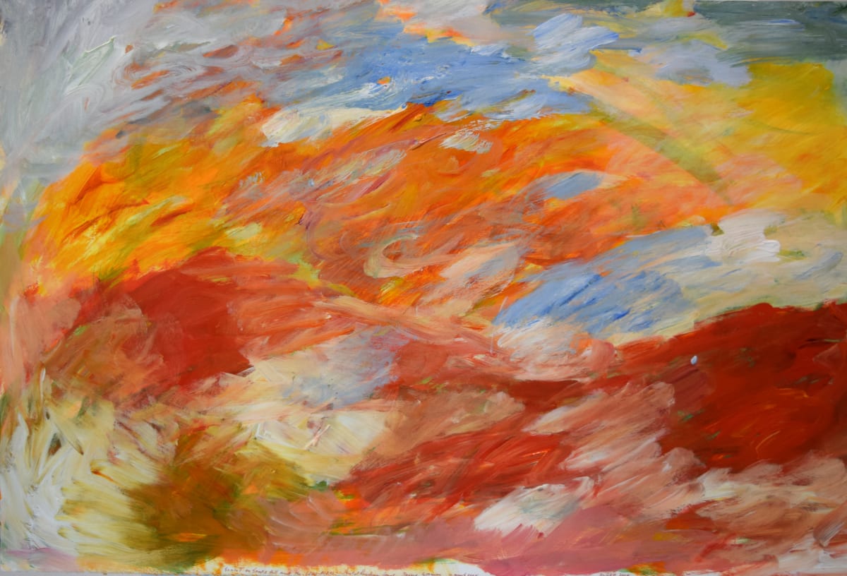 Sunset, Bighorn Range by Mercedes Nuñez  Image: Sunset, Bighorn Range