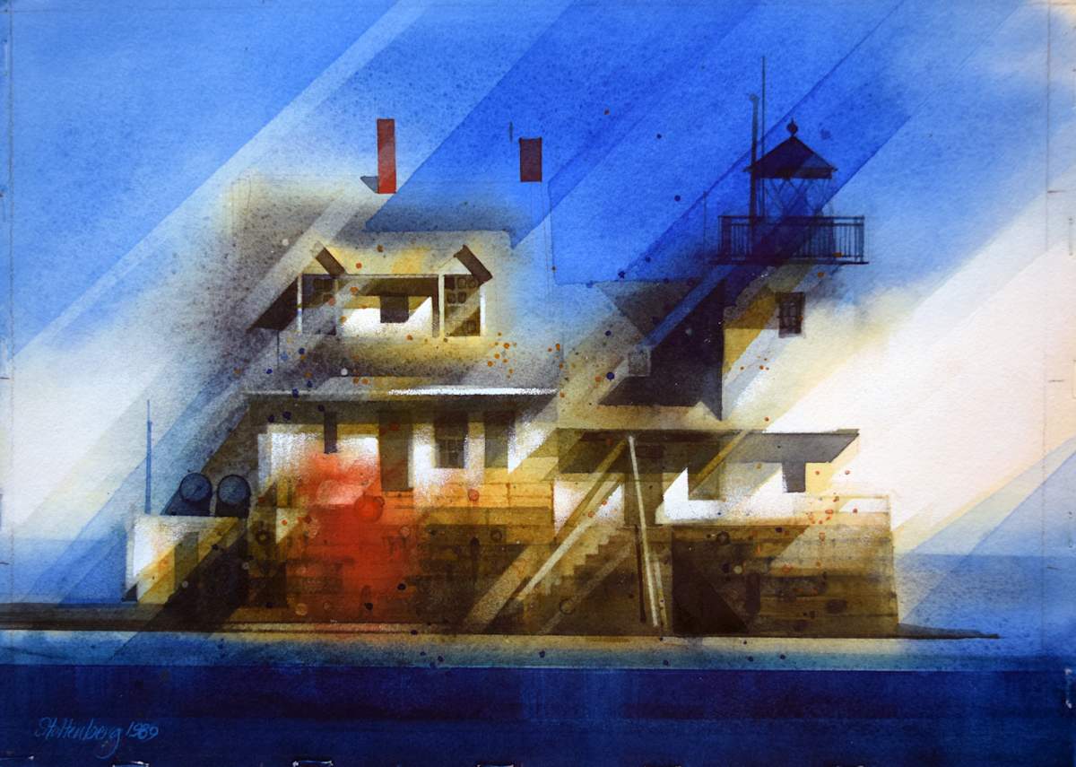 Rockland Light Study by Donald Stoltenberg, Image 1.