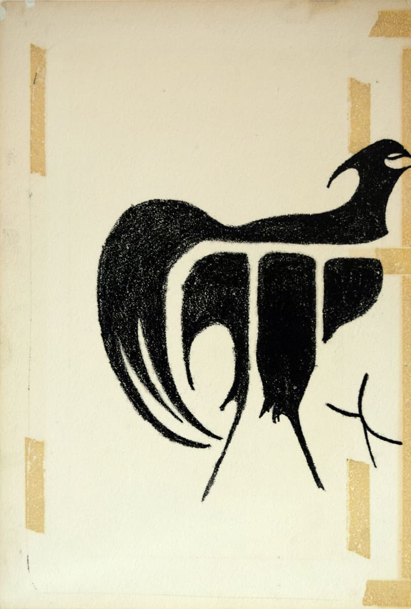 Black Rooster by Unknown 