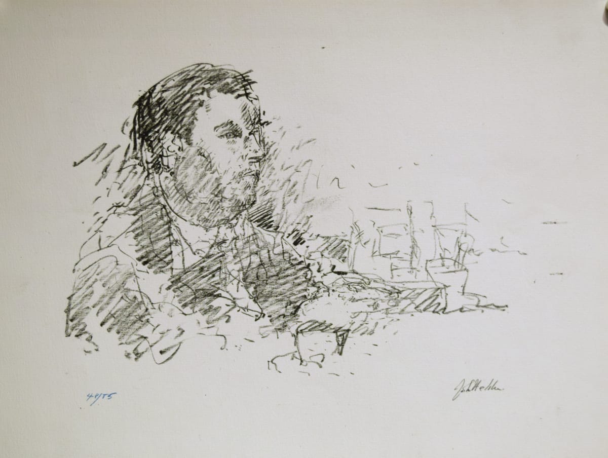 Seated Man by John Heliker 