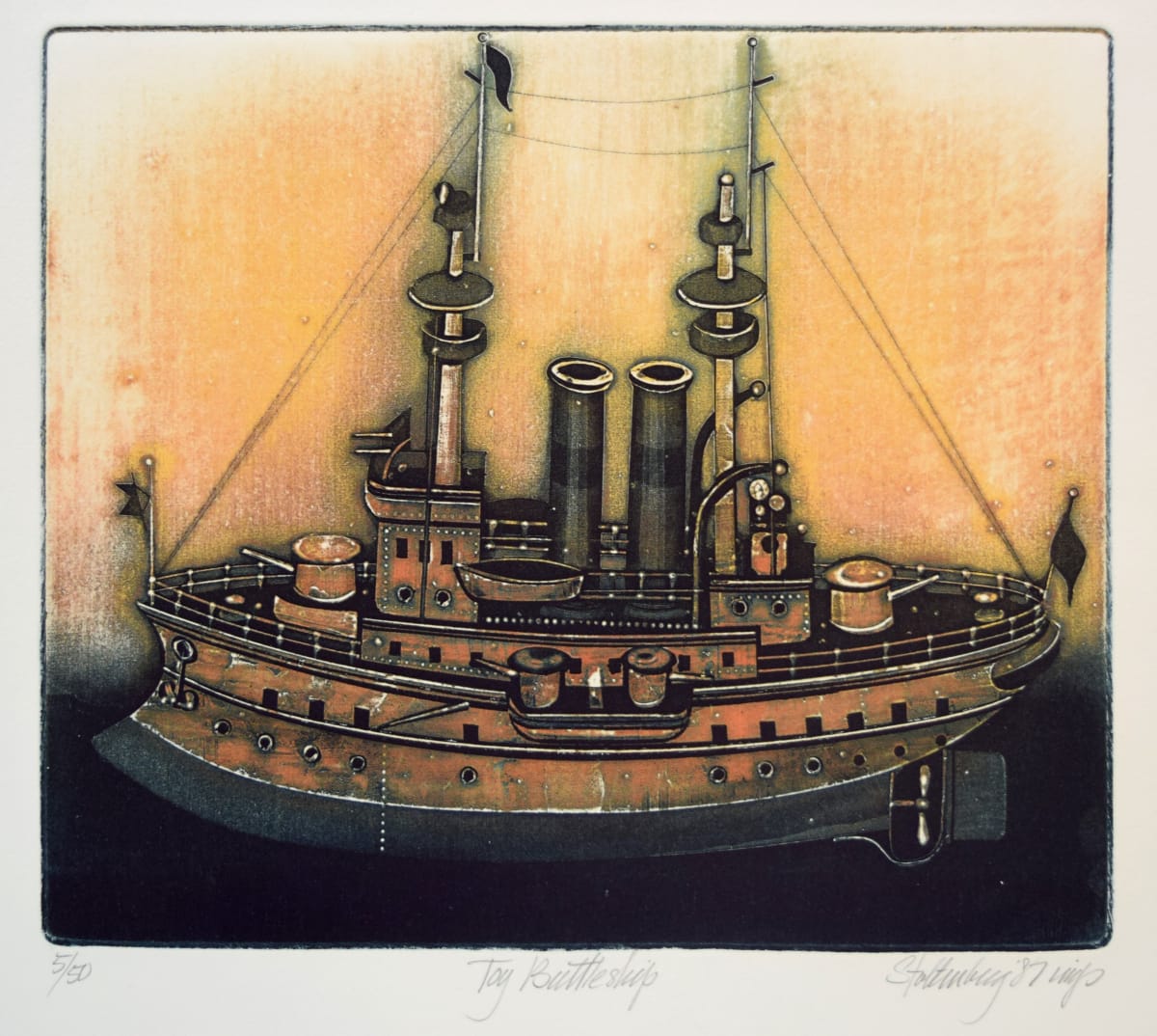 Toy Battleship (6) by Donald Stoltenberg  Image: Toy Battleship by Donald Stoltenberg