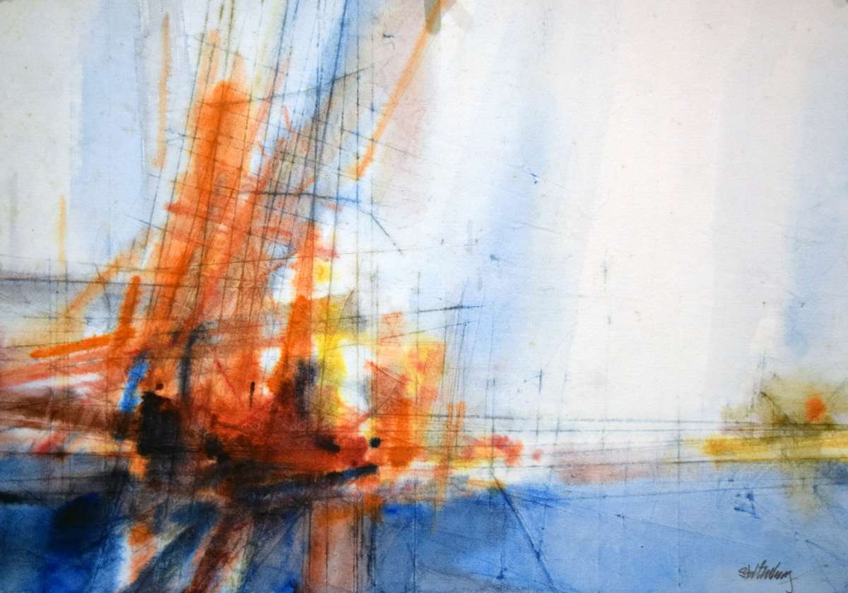 Waterside Study by Donald Stoltenberg, Image 1.