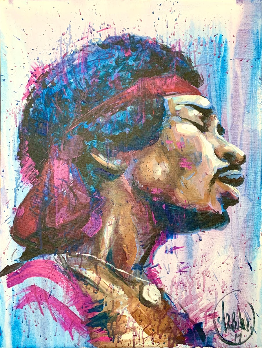 Jimi Hendrix by David Garibaldi 