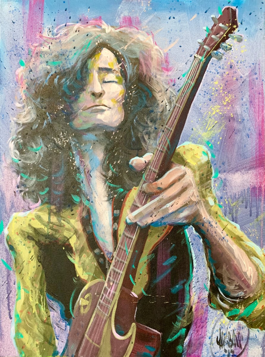 Jimmy Page by David Garibaldi 