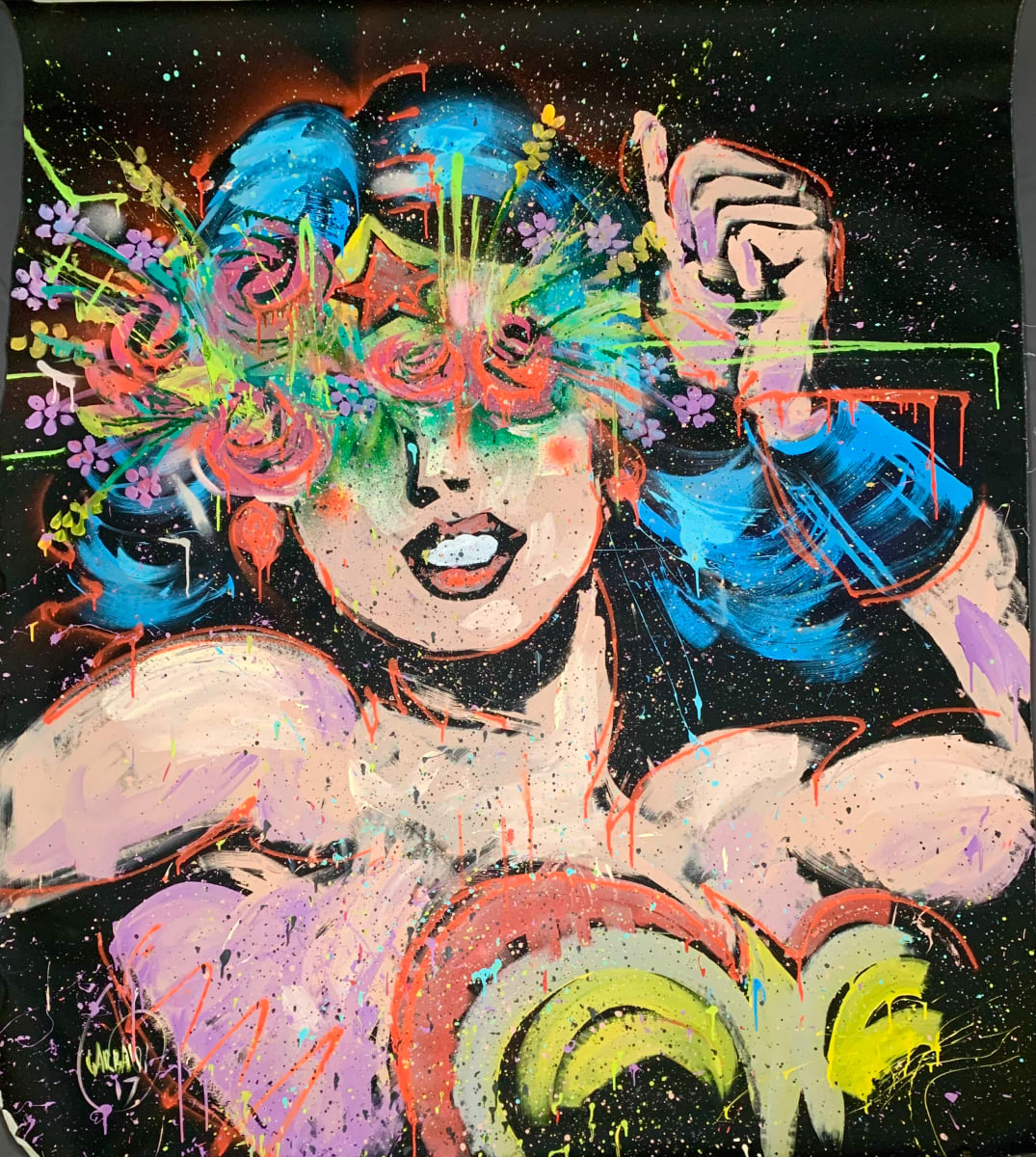 Wonder Woman Flowers by David Garibaldi 