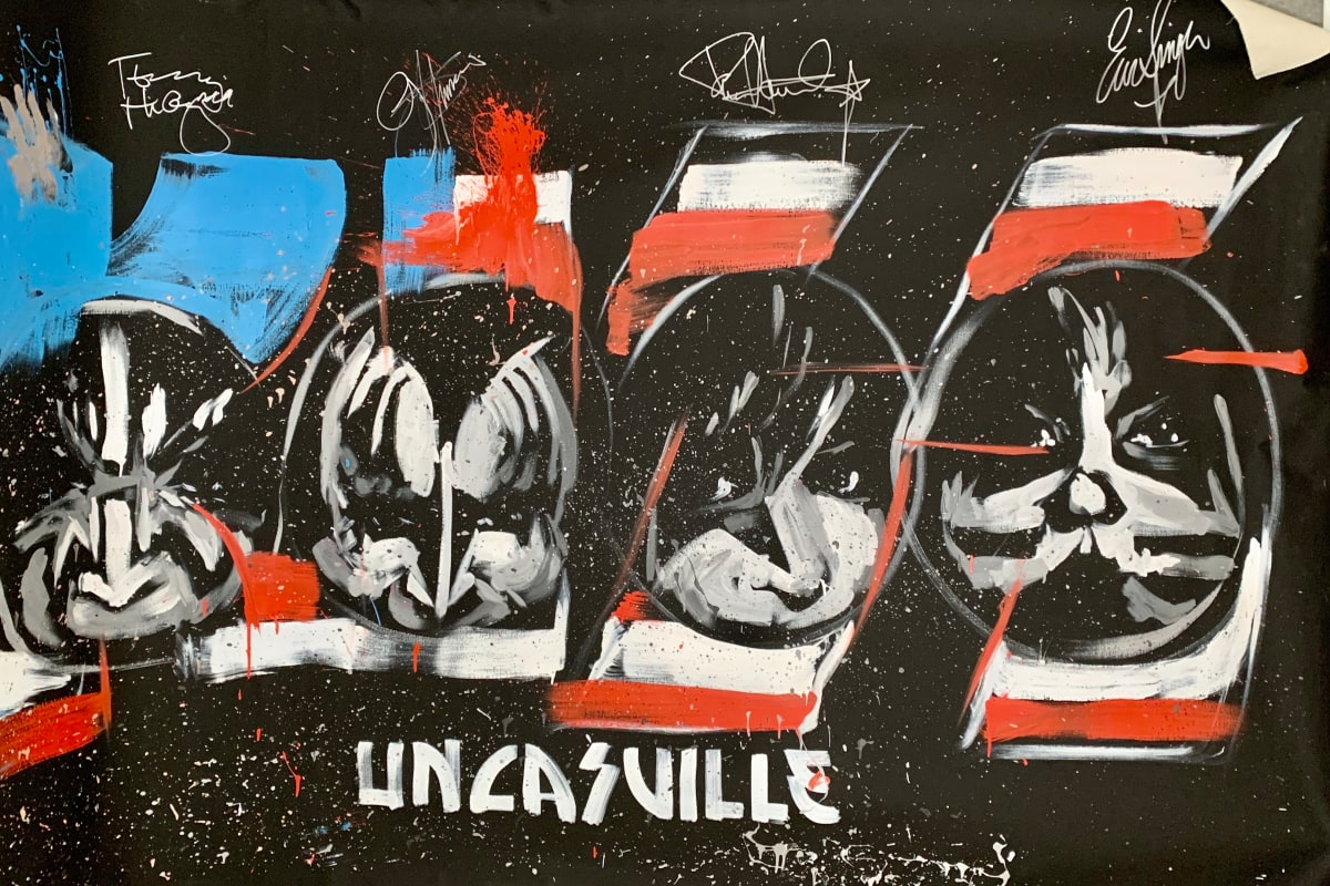 KISS Signed - Uncasville by David Garibaldi 