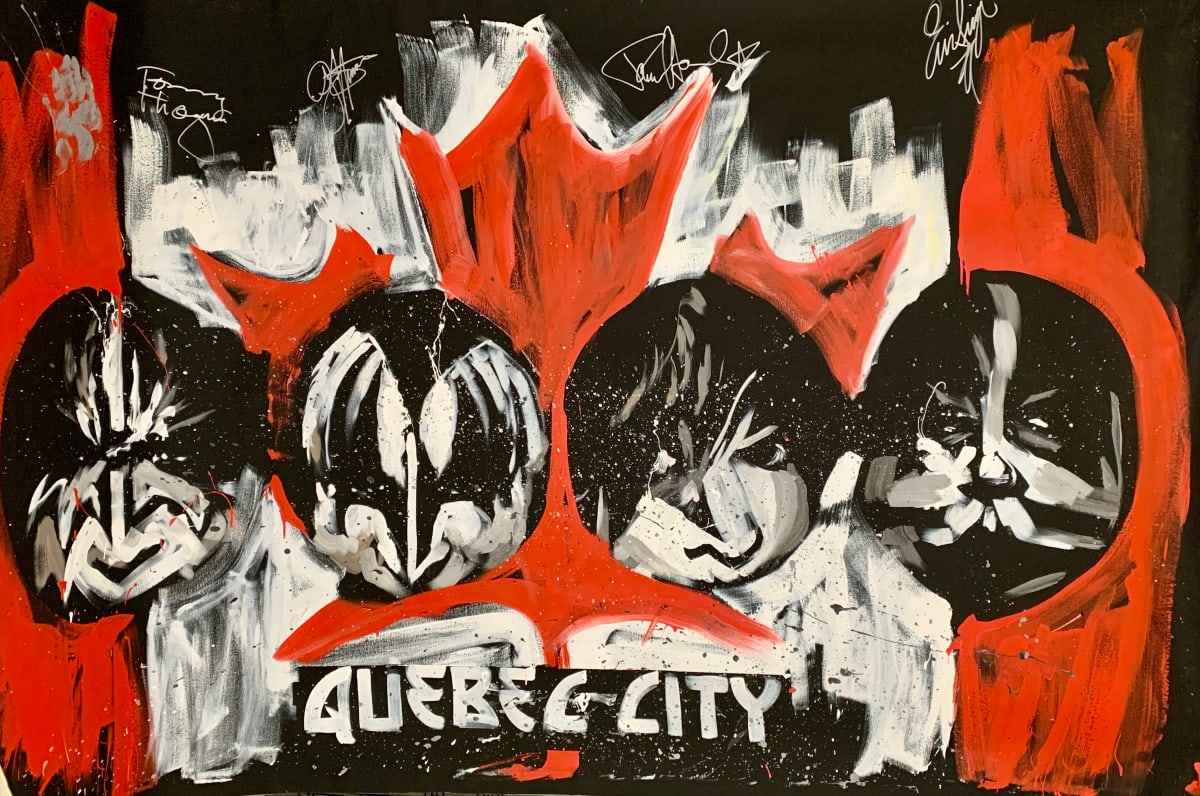 KISS - Signed - Quebec City by David Garibaldi 