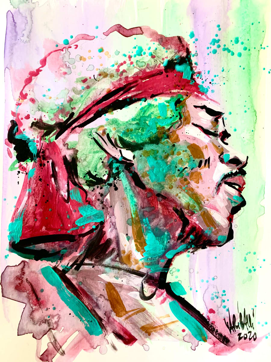 Jimi Hendrix Study by David Garibaldi 