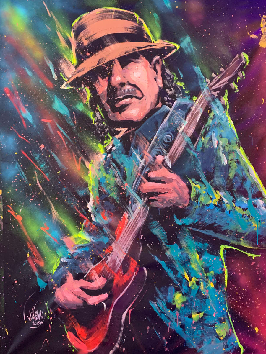 Carlos Santana by David Garibaldi 