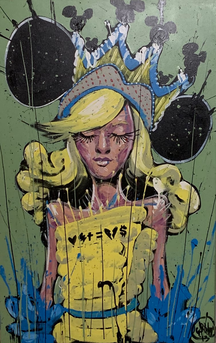 Girl Mickey Ears by David Garibaldi 