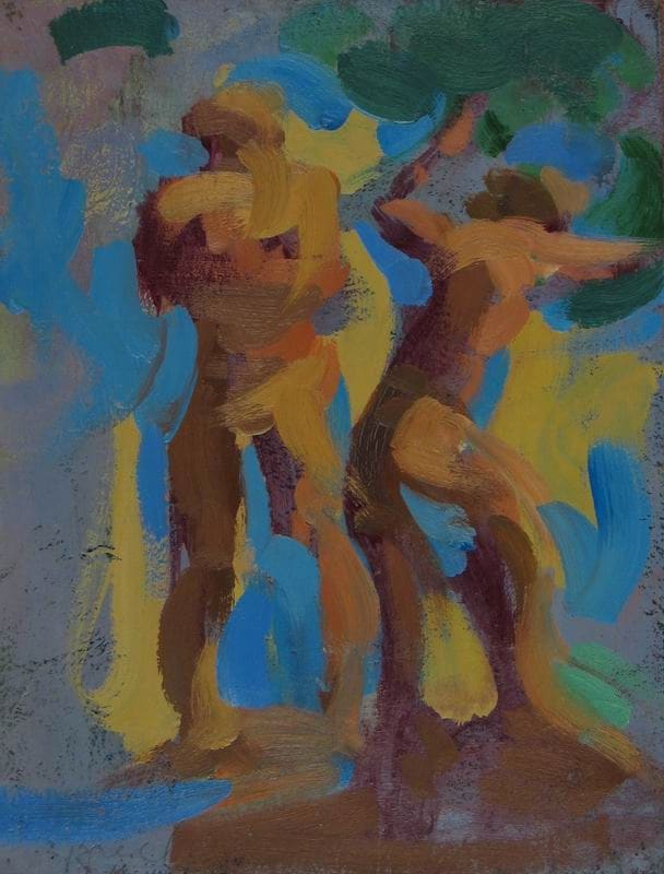 Study, Apollo and Daphne, Image 1.