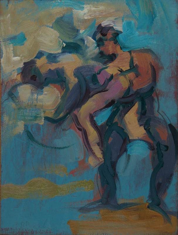 Study for Icarus and Daedalus, Image 1.
