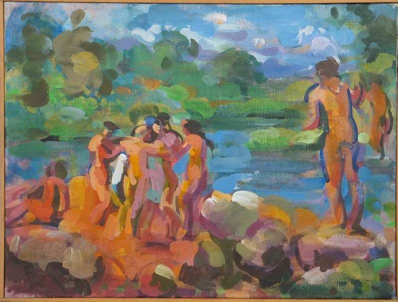 Bathers by Rosemarie Beck (Rosemarie Beck Foundation) 