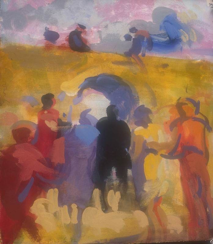 Antigone Before Creon, Image 1.