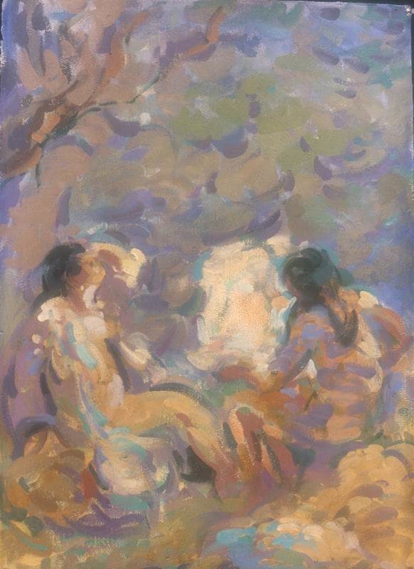 Antigone and Ismene, Image 1.