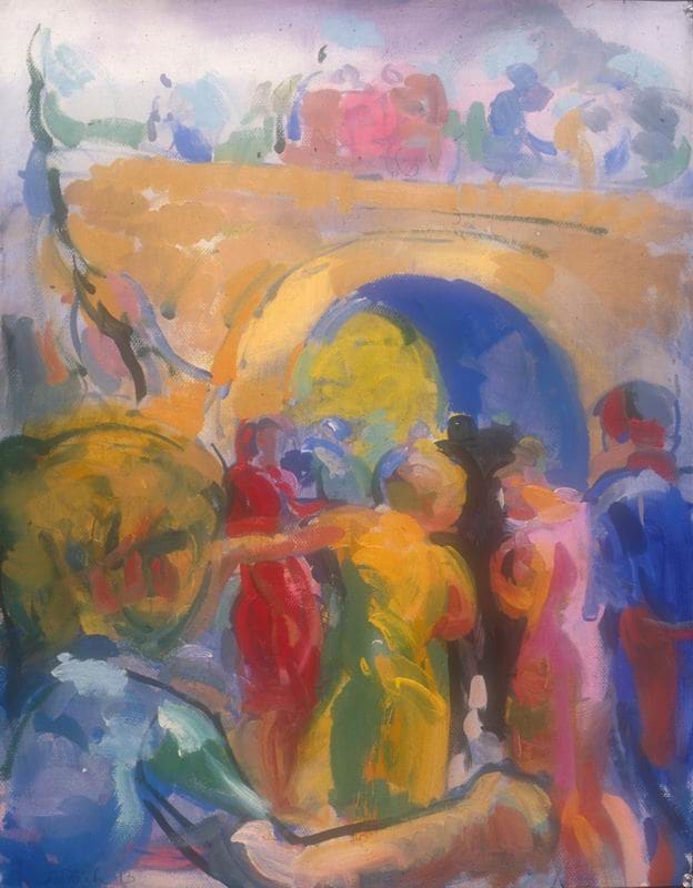 Study: Antigone before Creon, Image 1.