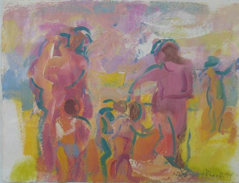 Study, Earthly Paradise by Rosemarie Beck (Rosemarie Beck Foundation), Image 1.
