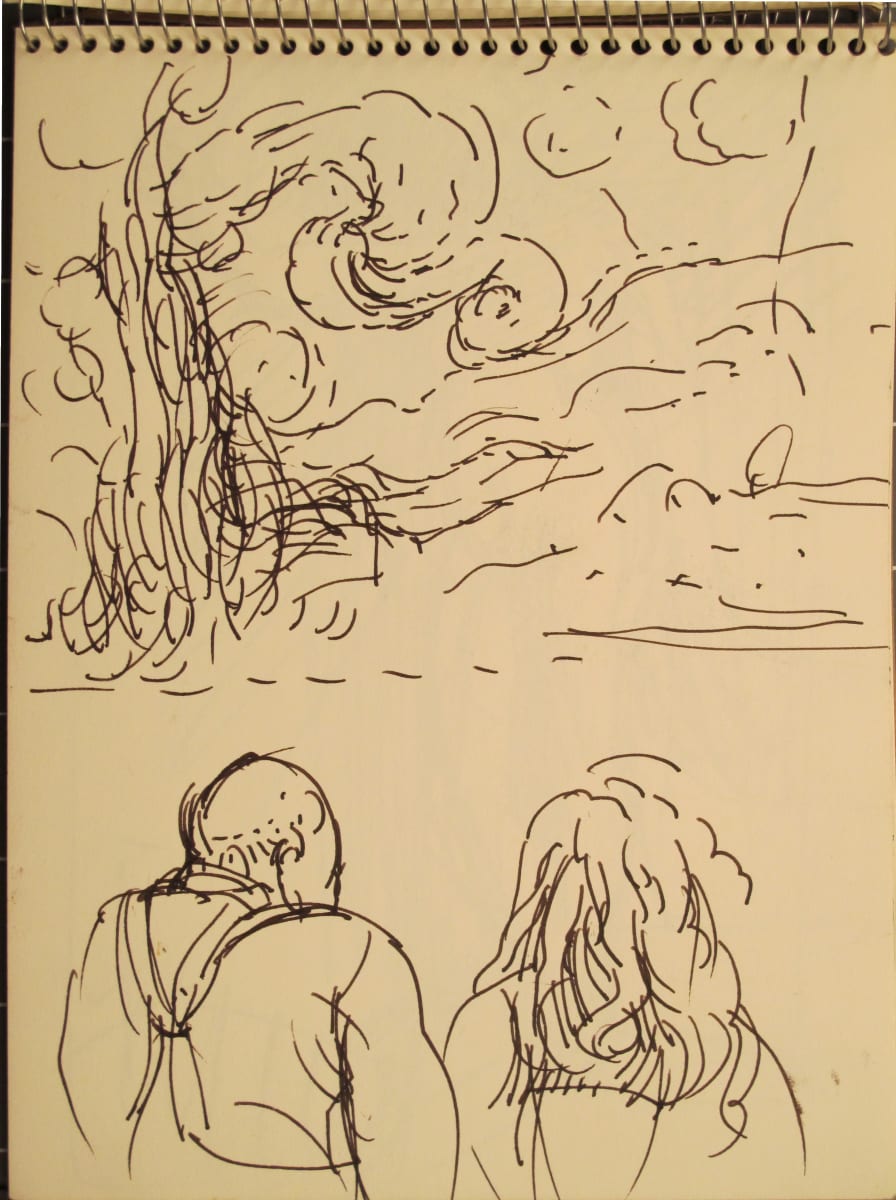 Sketchbook #1959 small ink portraits 