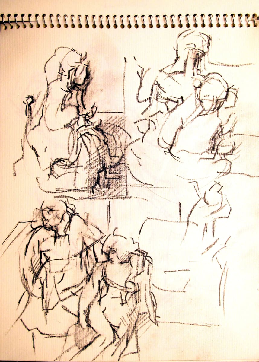 Sketchbook #1961 pencil sketches [2000] figures 