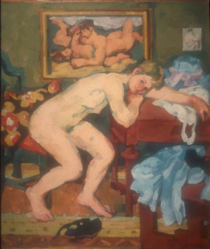 Girl Resting, Image 1.