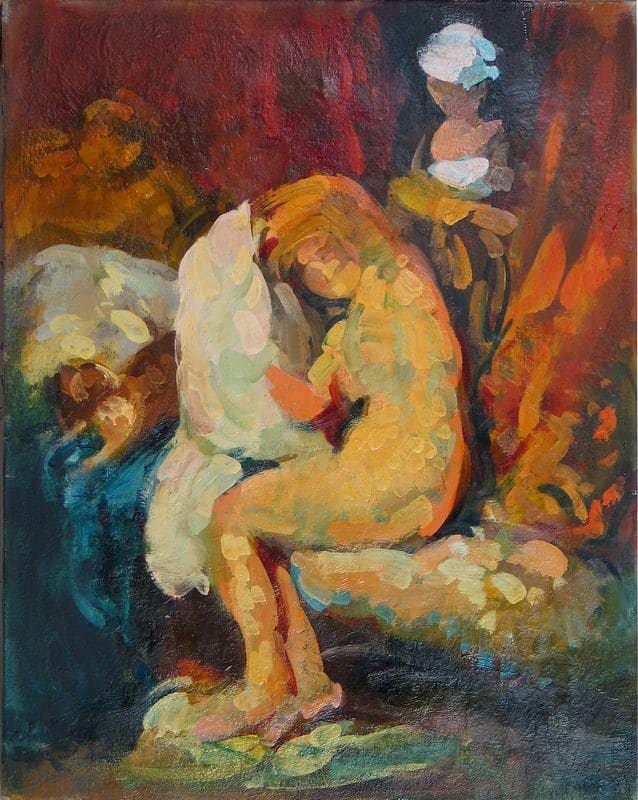 Study, Watteau, Image 1.