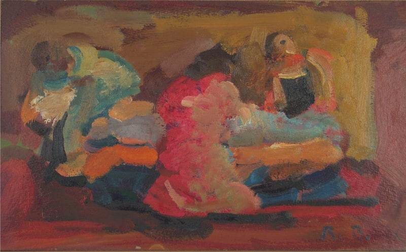 Study, Orpheus by Rosemarie Beck (Rosemarie Beck Foundation) 