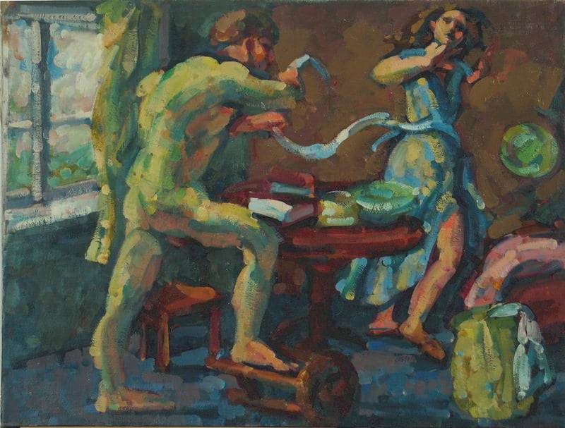 Caliban and Miranda by Rosemarie Beck (Rosemarie Beck Foundation), Image 1.