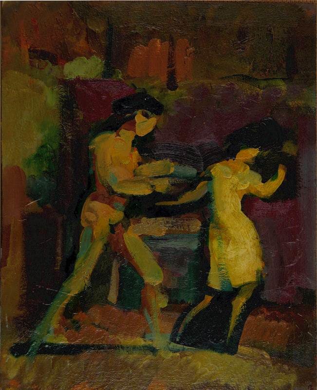 Caliban and Miran, Image 1.
