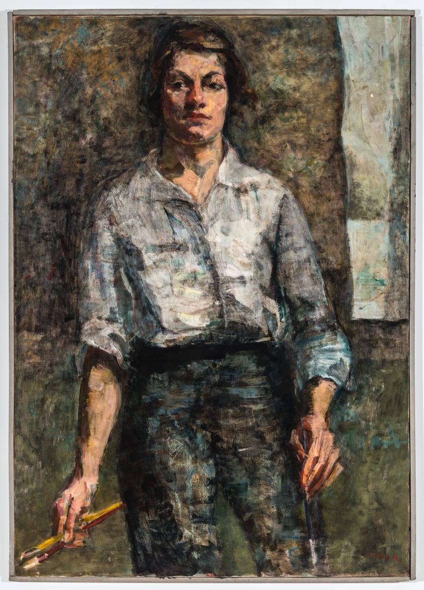 Self Portrait by Rosemarie Beck (Rosemarie Beck Foundation)  Image: Photo by Cary Whittier