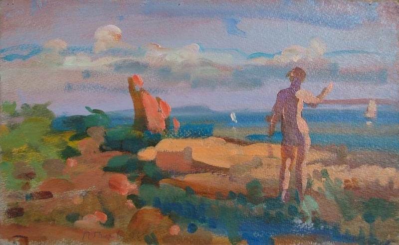 Tempest, Study: Ariel by Rosemarie Beck (Rosemarie Beck Foundation), Image 1.