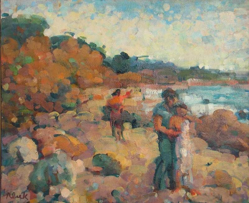 Miranda and Ferdinard by Rosemarie Beck (Rosemarie Beck Foundation) 