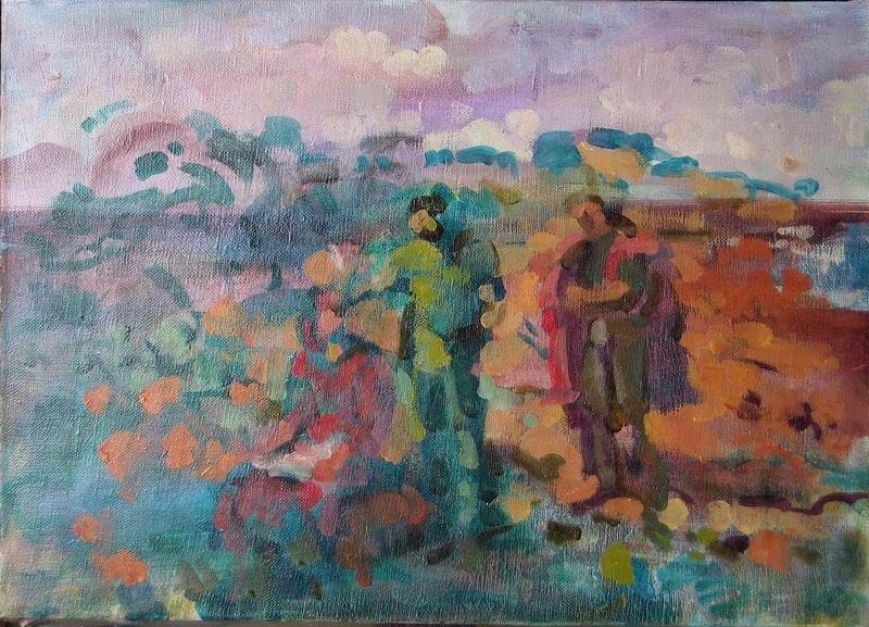 Miranda, Prospero, Ferdinand, Image 1.