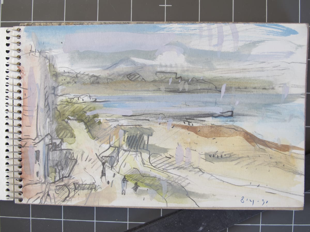 Travel Sketchbook 1309 E,  Greece: March 29-April 8, 1990 