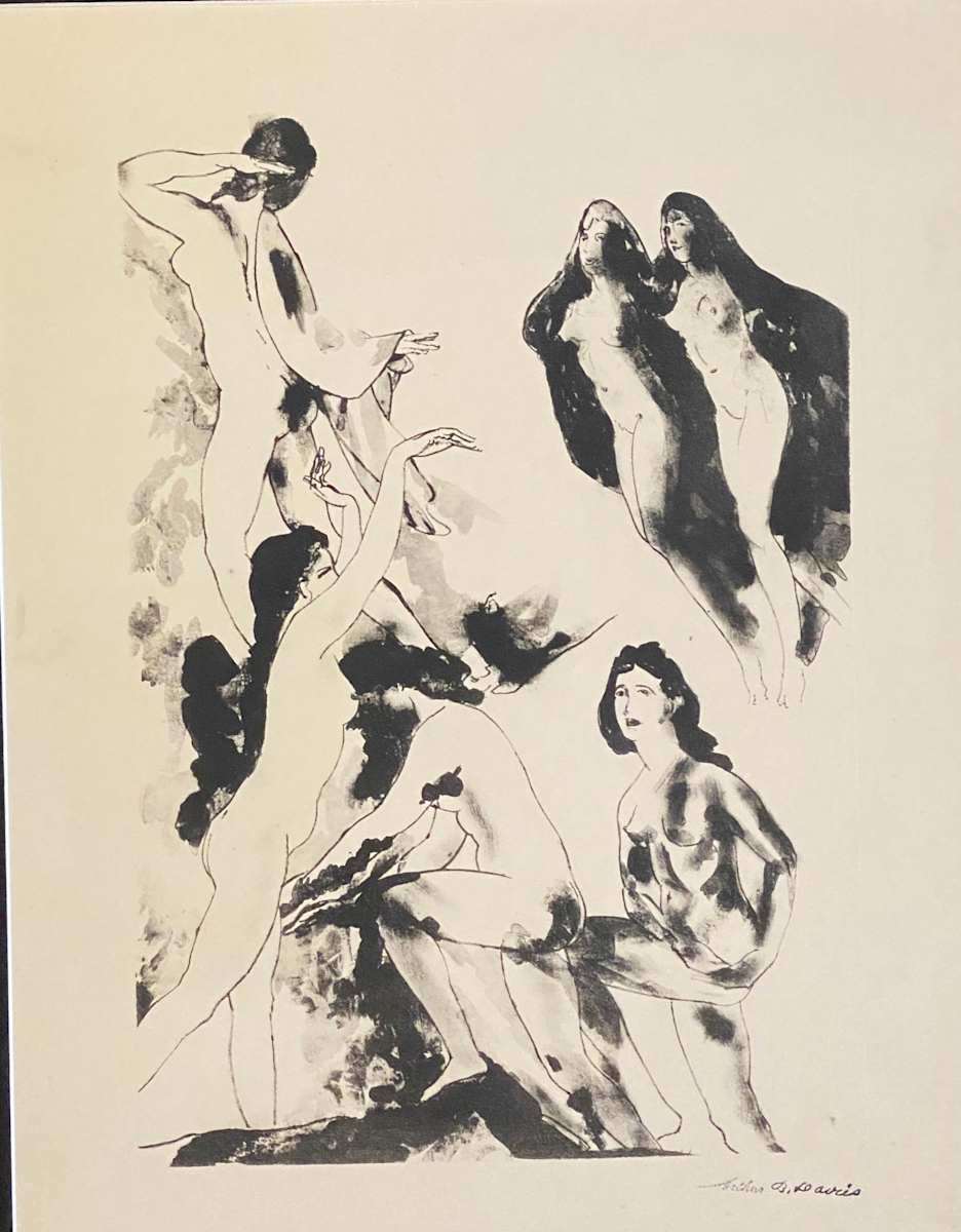 4 Arthur B Davies Pieces 