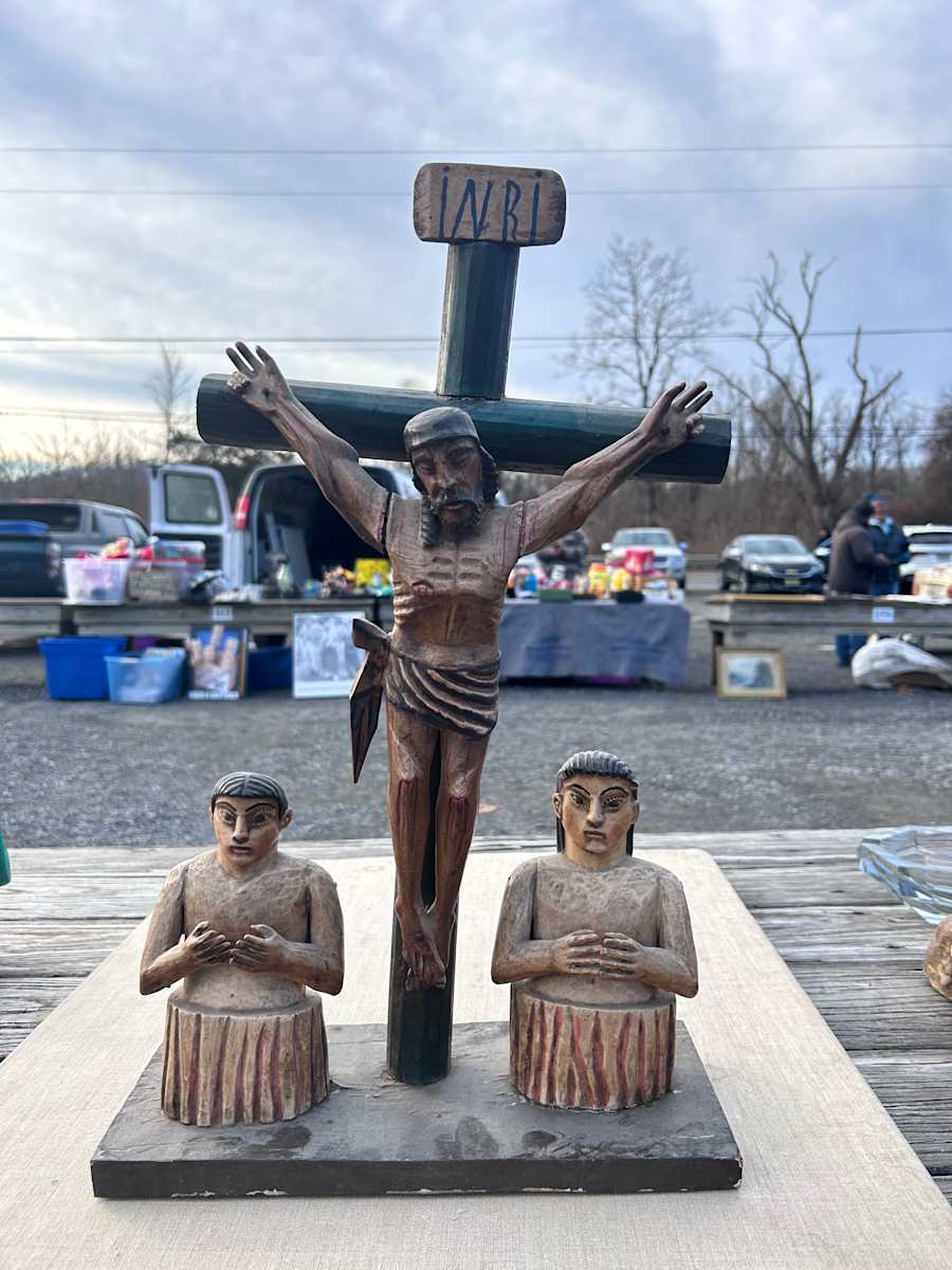 Folk Art Crucifiction Scene / Cristo (Guatemalan, Mexican) 