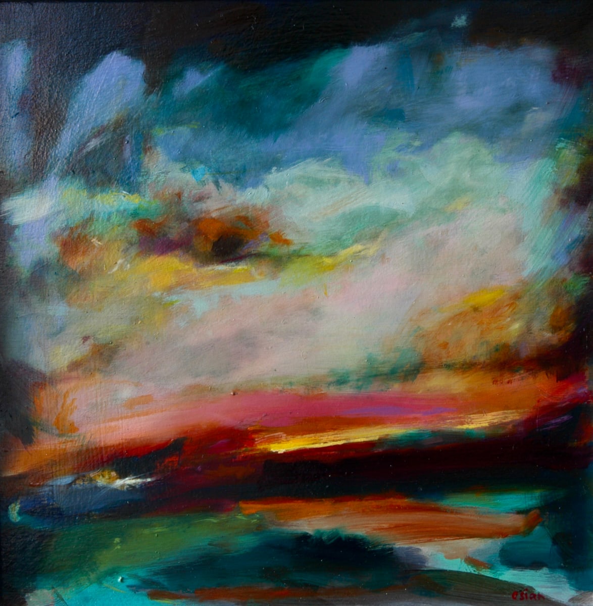 Slither of a Sunset by Osian Gwent 
