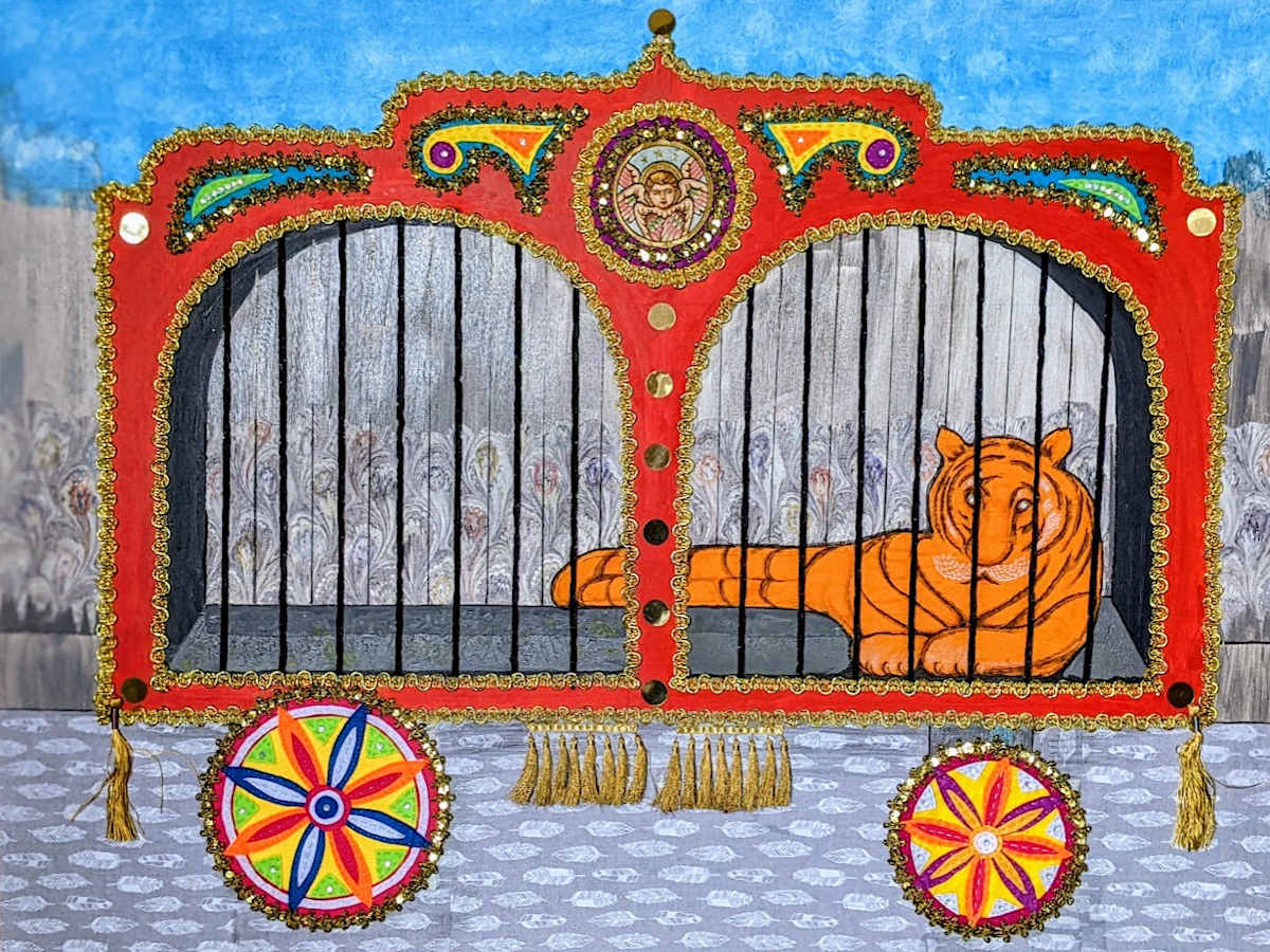 Circus Wagon by Marjorie  Cutting, Image 1.
