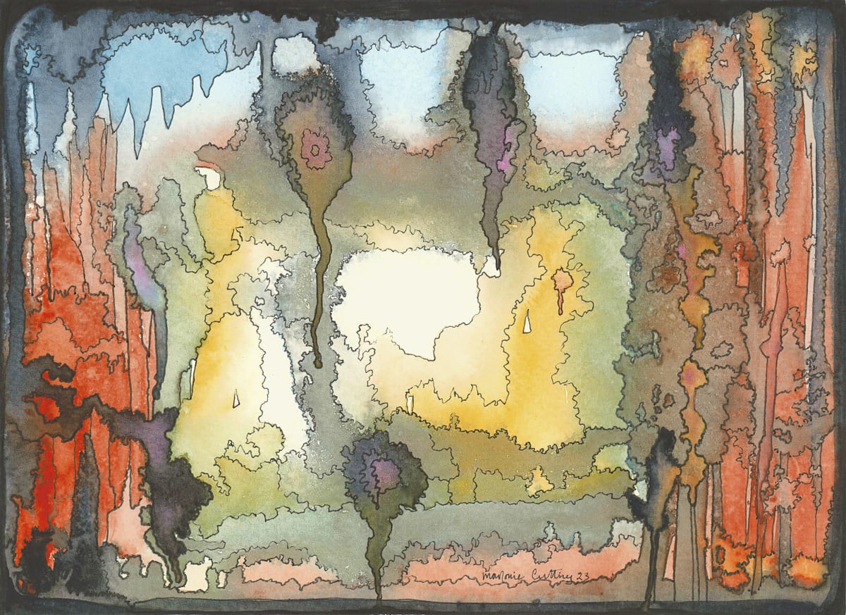 Dystopian Landscape by Marjorie  Cutting 