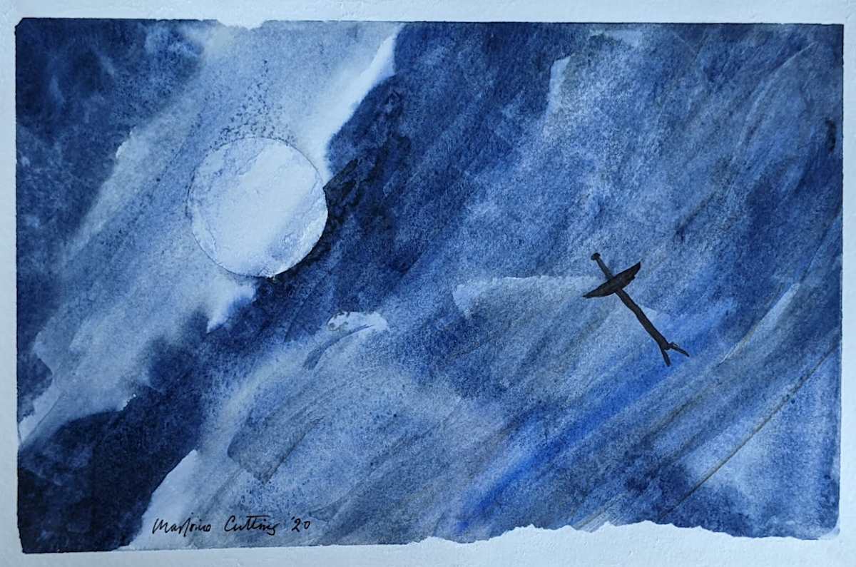 Passing Moon by Marjorie  Cutting, Image 1.