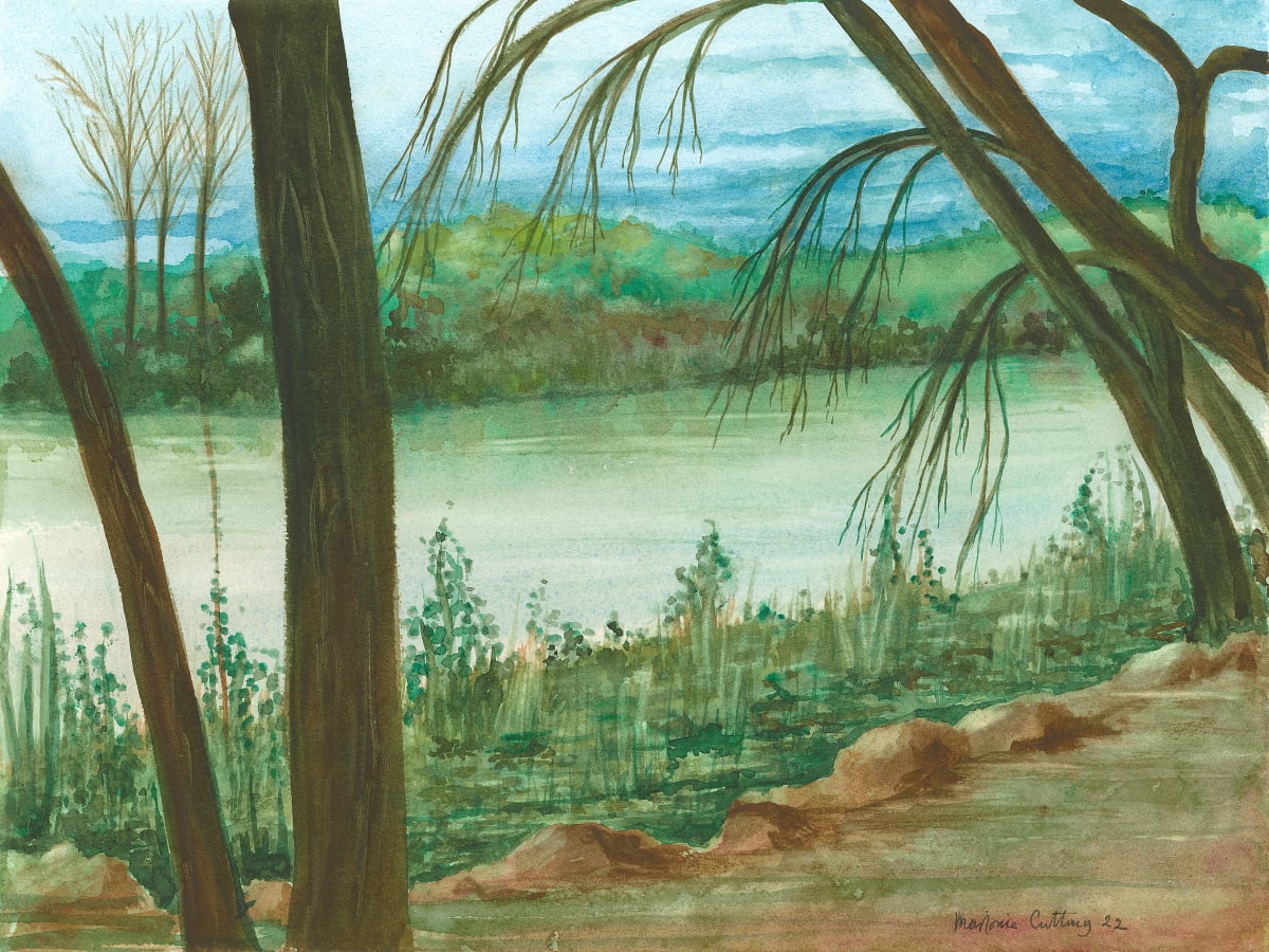 River Walk by Marjorie  Cutting 