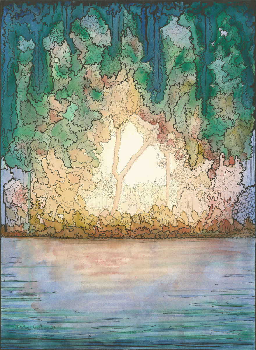 Tranquility by Marjorie  Cutting 