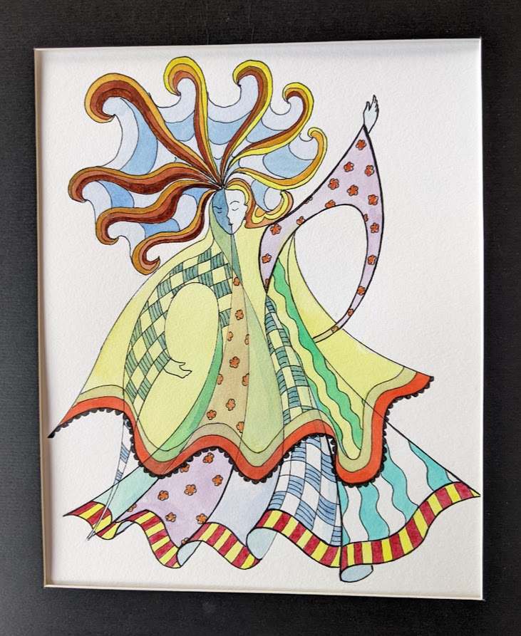 Veiled Dancer by Marjorie  Cutting 