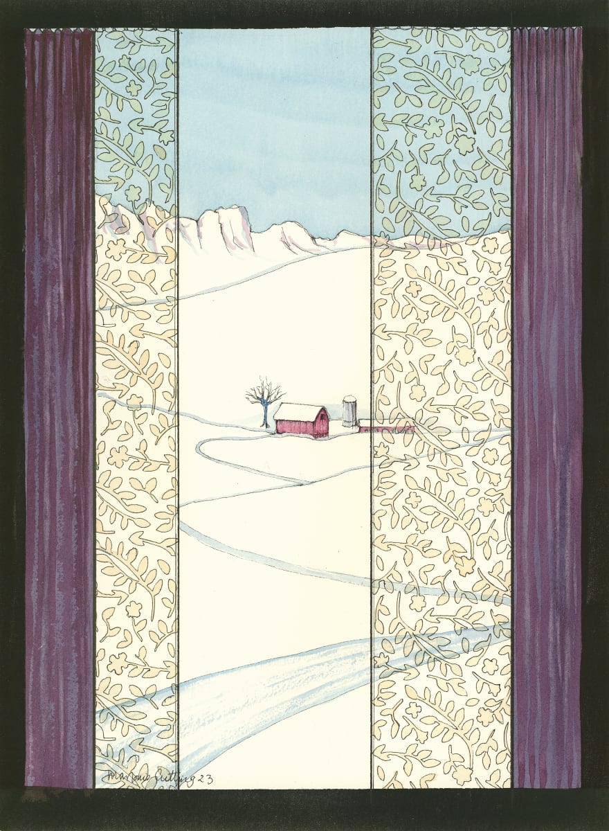 Four Windows: Winter Cool by Marjorie  Cutting 
