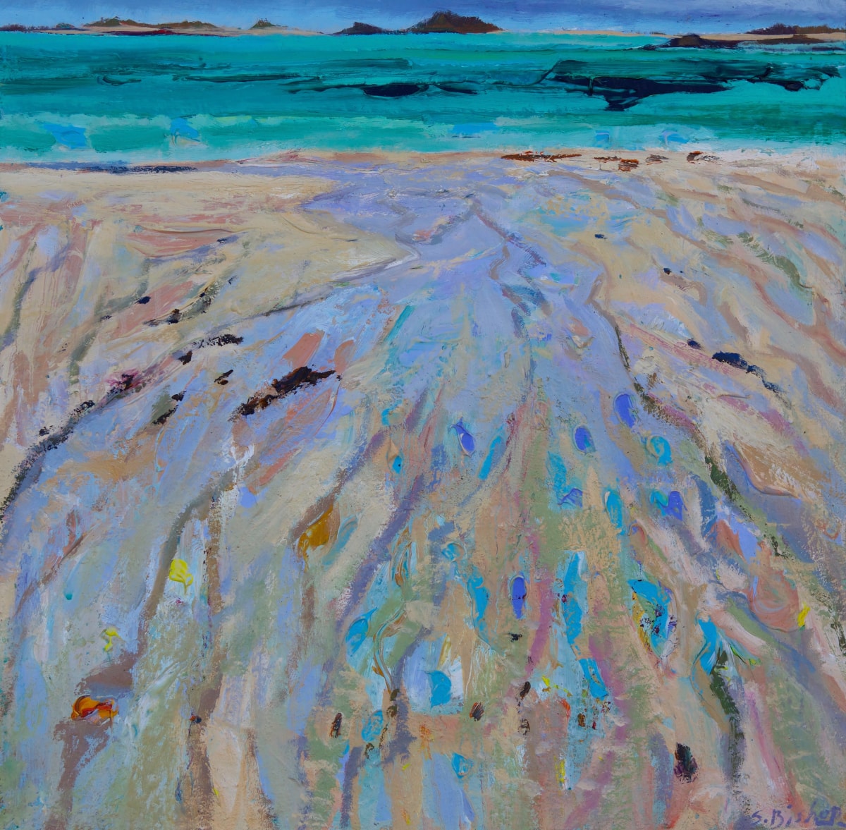 The Shore by Stephen Bishop  Image: Available from Gallery Tresco 

https://www.tresco.co.uk/enjoying/gallery-tresco/artists/stephen-bishop