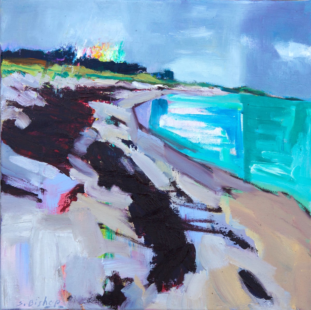 Secret Beach by Stephen Bishop  Image: Available from Gallery Tresco 

https://www.tresco.co.uk/enjoying/gallery-tresco/artists/stephen-bishop