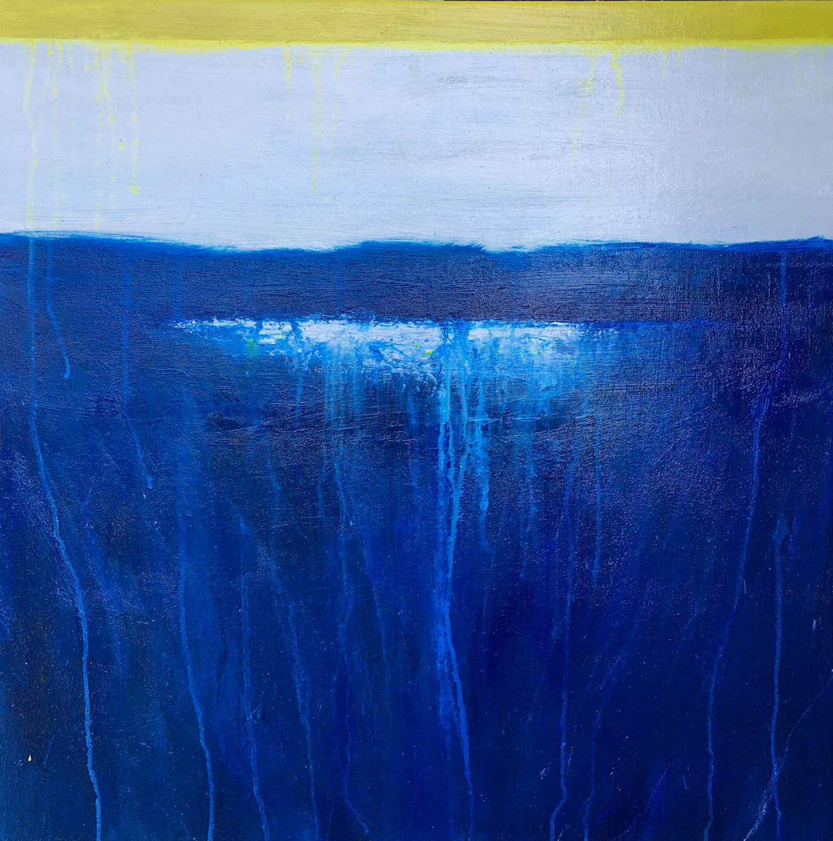 53. Yellow Blue White (Sketch) by Stephen Bishop, Image 1.