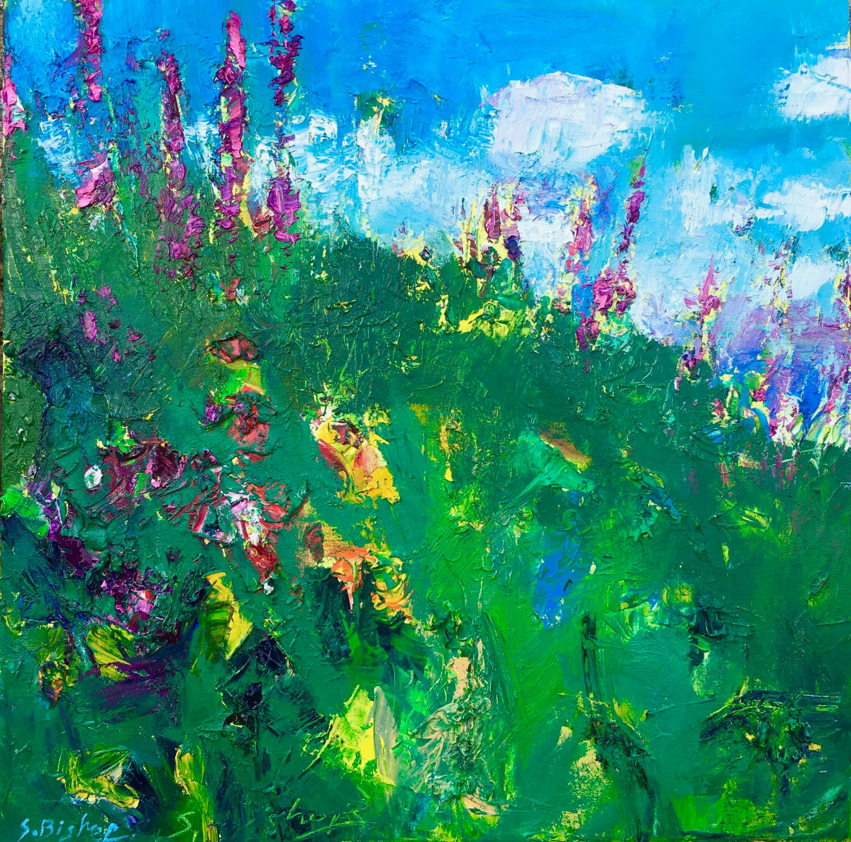 Forever Free - Foxgloves in Purbeck by Stephen Bishop, Image 1.