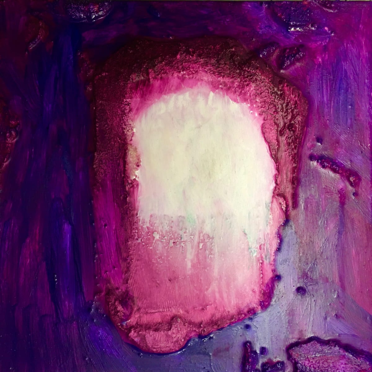 Transfiguration Magenta and Purple - Framed by Stephen Bishop 