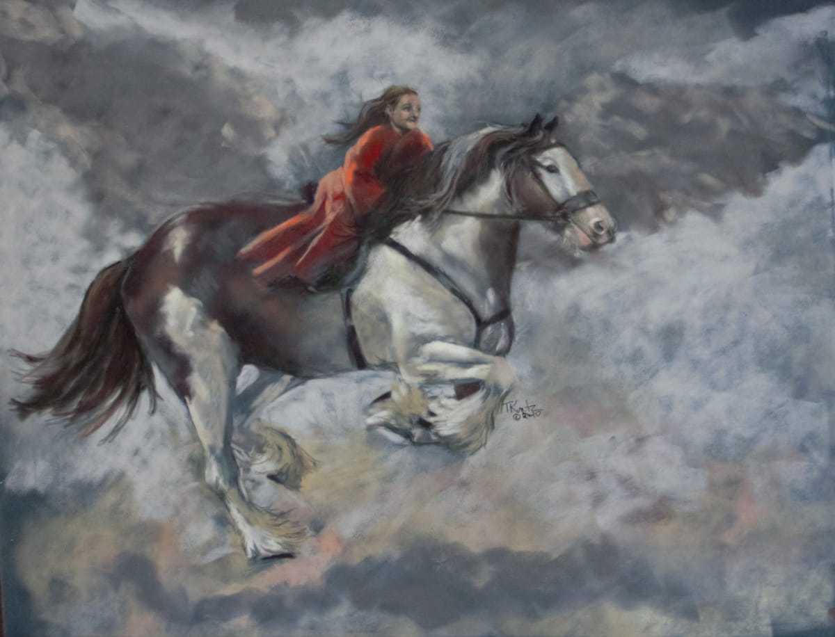 Dare to Dream/ Wings of a Dream Original Pastel by T Kurtz 