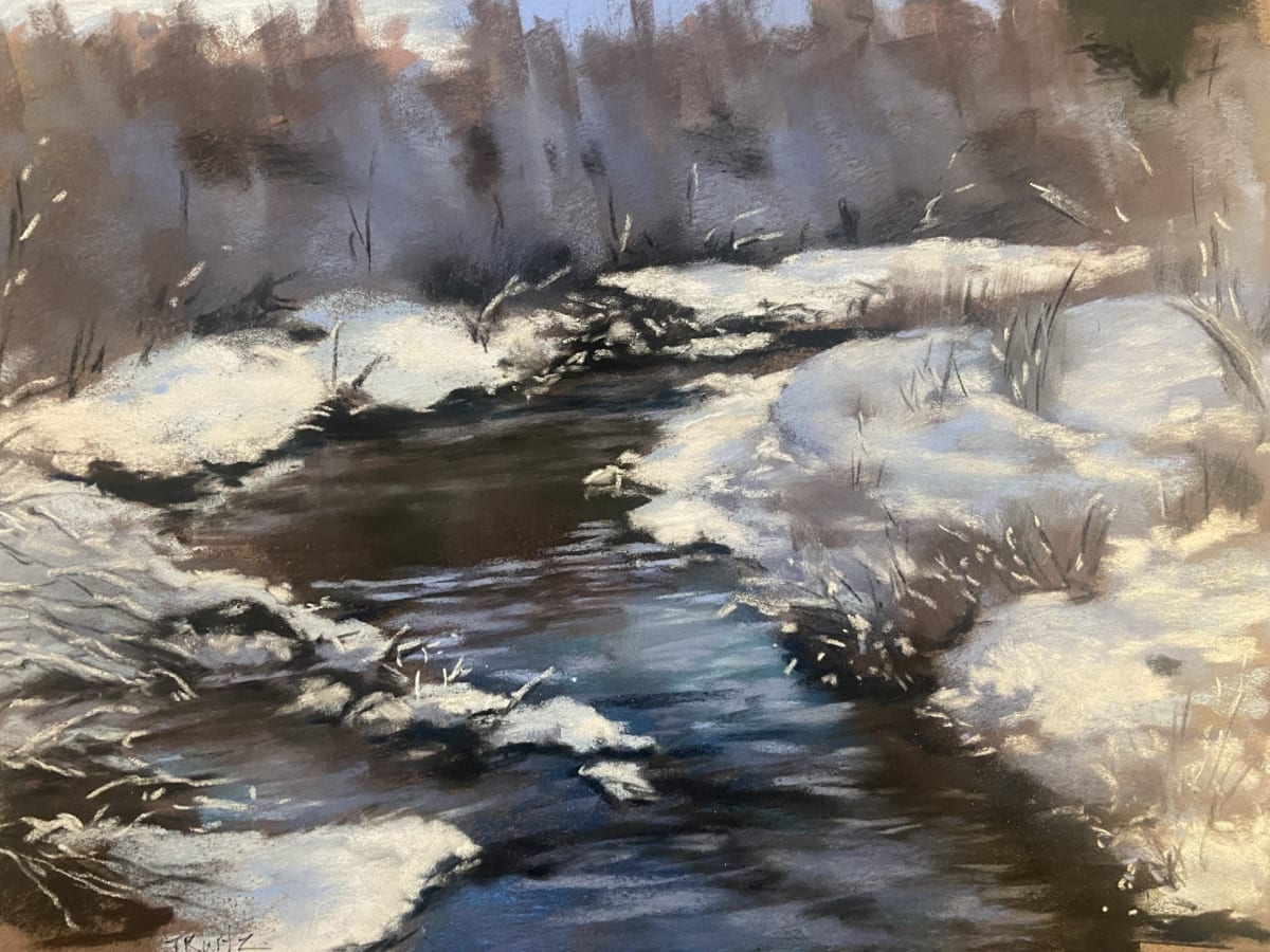 Little Sandcreek in Snow by T Kurtz 